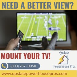Upstate Powerhouse Pros - TV mounting, and wire concealment