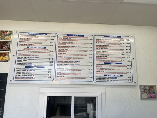 Menu photo 1 El Cubano Carlsbad, CA