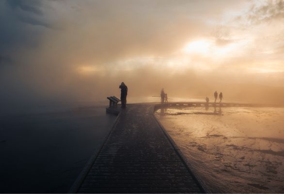 Grand Prismatic Spring by null