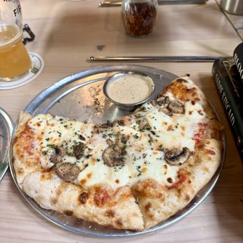 Fieldwork - Mushroom personal pizza - Breweries Near Me - Santa Rosa, California