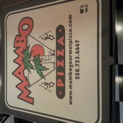 Mambo Gourmet Pizza - Taking ours to go.