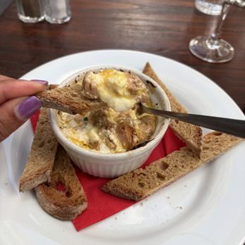 Le Potager du Père Thierry - Baked egg and foie gras - French Near Me - Paris, 75 Le Potager du Père Thierry - Baked egg and foie gras - French Near Me - Paris, 75