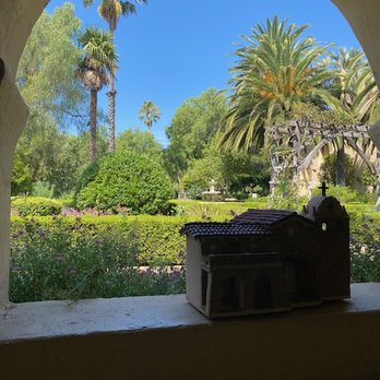Old Mission Santa Ines - this is the view from the exit of the museum looking into the garden area - Landmarks & Historical Buildings Near Me - Solvang, California Old Mission Santa Ines - this is the view from the exit of the museum looking into the garden area - Landmarks & Historical Buildings Near Me - Solvang, California