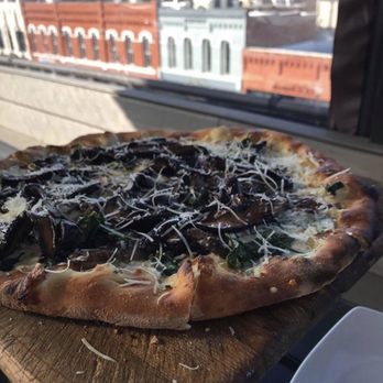 Urban Crust - Our view w pizza. - Pizza Near Me - Plano, Texas