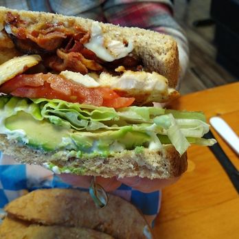 The Blue Hen - Grilled Chicken Club with Potato Wedges - Chicken Wings Near Me - Mahopac, New York The Blue Hen - Grilled Chicken Club with Potato Wedges - Chicken Wings Near Me - Mahopac, New York
