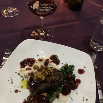 Brushy Creek Vineyards - Braised Venison Oslo Bucco with Legacy/Mediterranean Blend 2016 - Wineries Near Me - Alvord, Texas