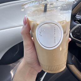 Iced vanilla latte Iced vanilla latte