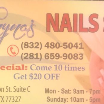 Kanynas Nail Spa - There are 2 locations. This one 1503 E Houston - Nail Salons Near Me - Cleveland, Texas Kanynas Nail Spa - There are 2 locations. This one 1503 E Houston - Nail Salons Near Me - Cleveland, Texas