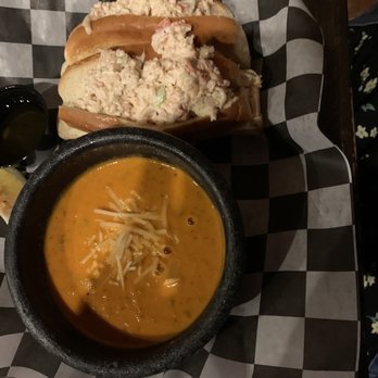 Deep Deuce Grill - Lobster Rolls and Tomato Basil soup - American Near Me - Oklahoma City, Oklahoma