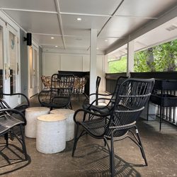 White Rhino Coffee - Upstairs patio