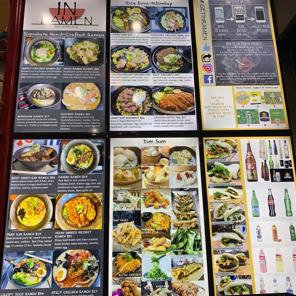 In Ramen - Menu. - Ramen Near Me - Dania Beach, Florida In Ramen - Menu. - Ramen Near Me - Dania Beach, Florida