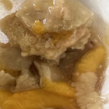 Walsh's Chicken - Cobbler picked through, looking for flavor. None present. - Southern Near Me - Martinsville, Virginia Walsh's Chicken - Cobbler picked through, looking for flavor. None present. - Southern Near Me - Martinsville, Virginia