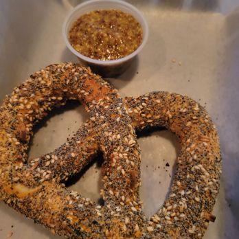 The Malted Barley - Everything pretzel. Beer mustard. - Pretzels Near Me - Providence, Rhode Island The Malted Barley - Everything pretzel. Beer mustard. - Pretzels Near Me - Providence, Rhode Island