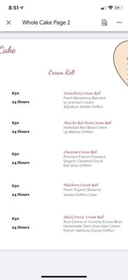 Menu photo 4 DayDream Cake Shop San Francisco, CA Menu photo 4 DayDream Cake Shop San Francisco, CA