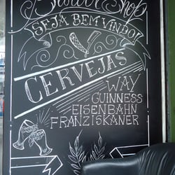 Barbearia Visconde - Pela foto, já dá para entender o estilo da barbearia ;)