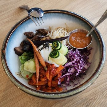 Kothai Republic - Bibimbap - probably least standout of our dishes - Wine Bars Near Me - San Francisco, California