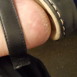 I just had a pedicure here. Why do myvheels look like this?  Will never go back.