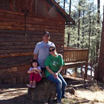 Idle Hour Lodge - My family outside our cabin - Guest Houses Near Me - Ruidoso, New Mexico Idle Hour Lodge - My family outside our cabin - Guest Houses Near Me - Ruidoso, New Mexico