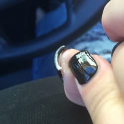 Golden Nail - Nail isn't flush with acrylic. :-/