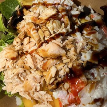 Coco Poke Bar - Medium bowl cooked salmon (no spicy mayo) - Poke Near Me - South Gate, California