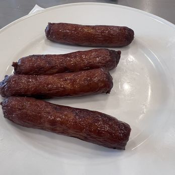 The Jagged Fork - Deep fried sausage links????? why? - Waffles Near Me - Lathrup Village, Michigan The Jagged Fork - Deep fried sausage links????? why? - Waffles Near Me - Lathrup Village, Michigan