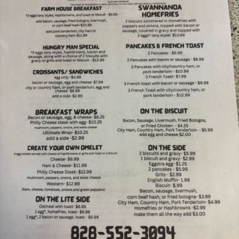 Breakfast Shoppe - Breakfast menu - Comfort Food Near Me - Swannanoa, North Carolina