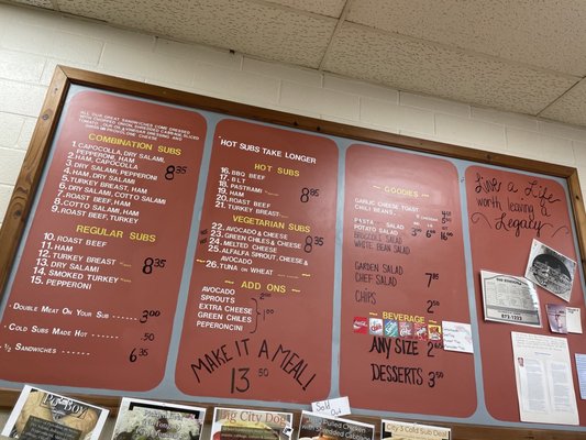 Menu photo 2 The Original City Sandwich Bakersfield, CA Menu photo 2 The Original City Sandwich Bakersfield, CA