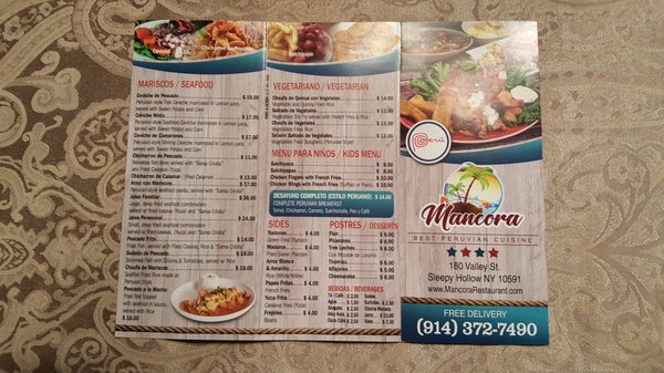 Menu photo 3 Mancora Peruvian Restaurant Sleepy Hollow, NY Menu photo 3 Mancora Peruvian Restaurant Sleepy Hollow, NY