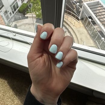 Kaizen Beauty - 3rd set- lovely light blue at 6 weeks - Nail Salons Near Me - Baltimore, Maryland Kaizen Beauty - 3rd set- lovely light blue at 6 weeks - Nail Salons Near Me - Baltimore, Maryland