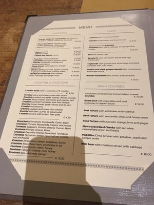 Menu photo 4 Coquinarius Florence, FI