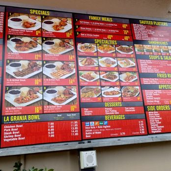 La Granja - Drive thru menu - Peruvian Near Me - North Miami Beach, Florida La Granja - Drive thru menu - Peruvian Near Me - North Miami Beach, Florida