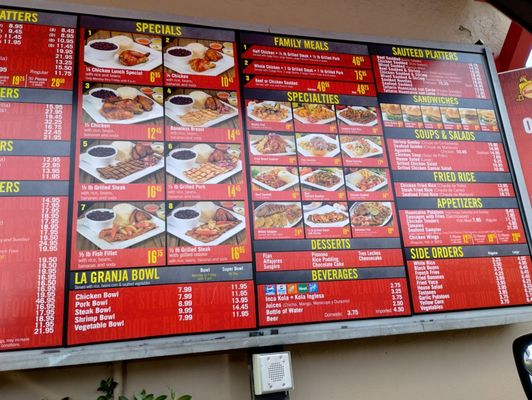 Menu photo 2 La Granja North Miami Beach, FL Menu photo 2 La Granja North Miami Beach, FL