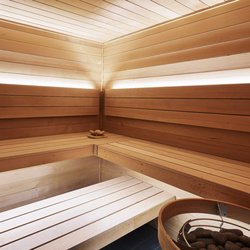 HeatPraxia - Silver Lake is our large sauna, which can accommodate up to seven people!
