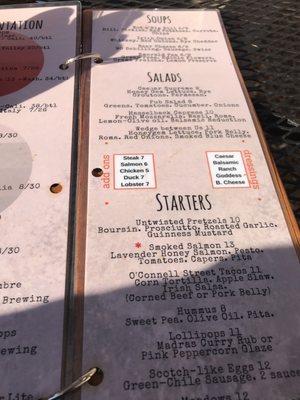 Menu photo 8 Alchemy Colorado Springs, CO