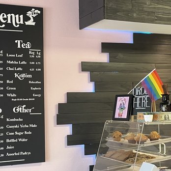 Bonsai Beverage - Cute menu and LGBTQ+ friendly! Delicious baked goods - Coffee & Tea Near Me - Clearwater, Florida