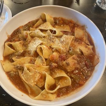 Valentino’s Pasta and Wine - pappardelle bolognese - Italian Near Me - Ottawa, Illinois Valentino’s Pasta and Wine - pappardelle bolognese - Italian Near Me - Ottawa, Illinois