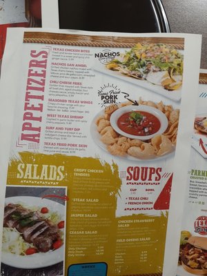 Menu photo 5 Texas Grill Jasper, GA