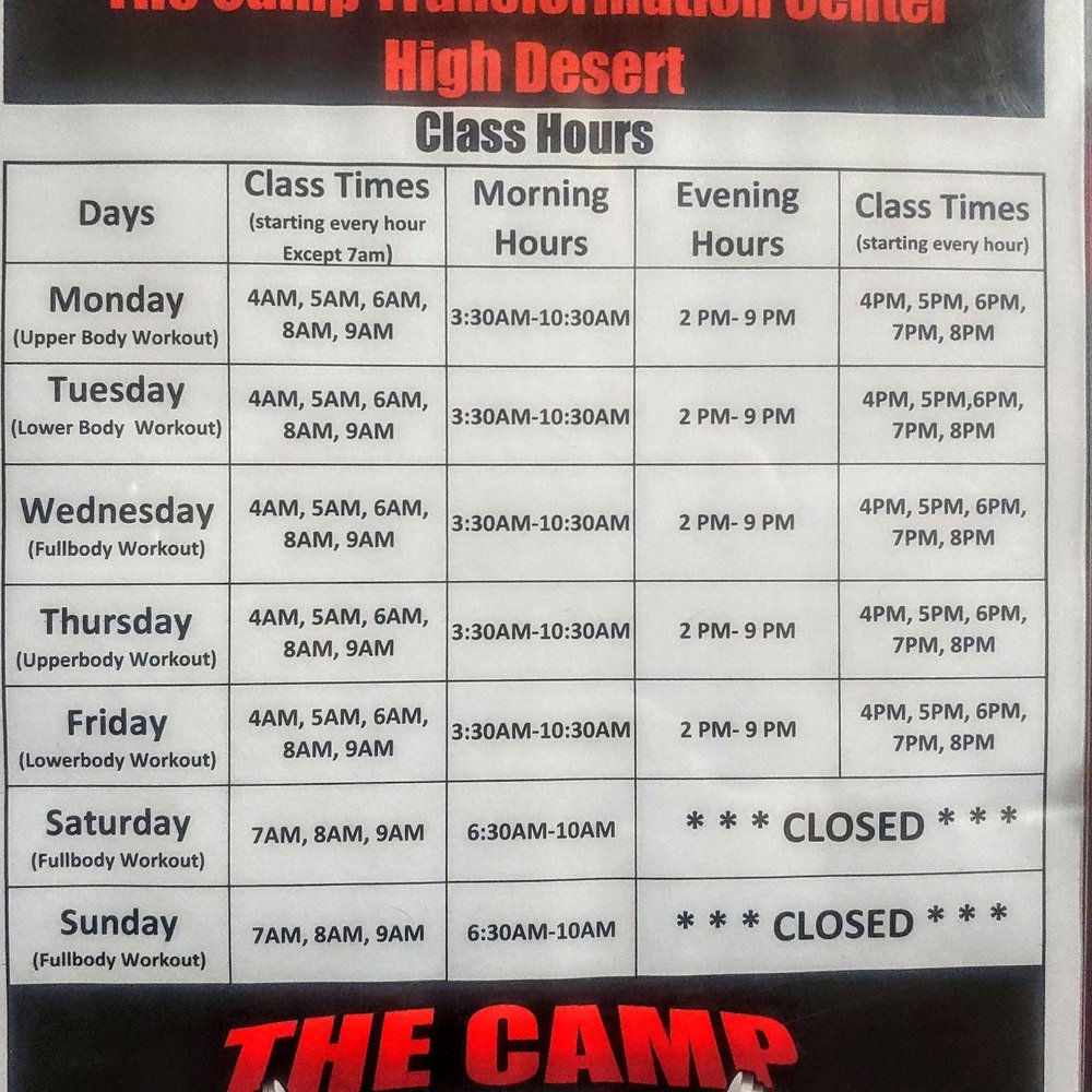 The Camp Transformation Center - You got a really wanted to wake up this early on a day I really want to sleep in! - Boot Camps Near Me - Hesperia, California The Camp Transformation Center - You got a really wanted to wake up this early on a day I really want to sleep in! - Boot Camps Near Me - Hesperia, California
