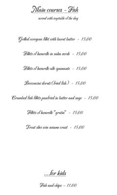 Menu photo 3 Crotto del Misto Lezzeno, CO Menu photo 3 Crotto del Misto Lezzeno, CO