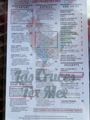 Menu photo 4 Las Cruces Tex Mex Metairie, LA Menu photo 4 Las Cruces Tex Mex Metairie, LA