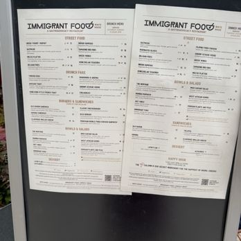 Immigrant Food - Menú - New American Near Me - Washington, DC, District of Columbia Immigrant Food - Menú - New American Near Me - Washington, DC, District of Columbia