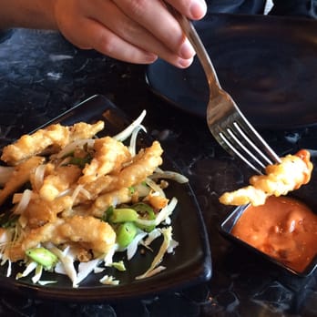 Pineapple Village - Fried calamari and creamy chili dipping sauce - Asian Fusion Near Me - Gilroy, California