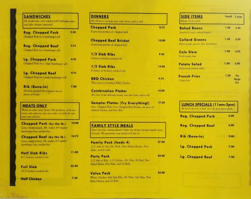Menu photo 4 Johnson's Bar-B-Que Chesapeake, VA Menu photo 4 Johnson's Bar-B-Que Chesapeake, VA