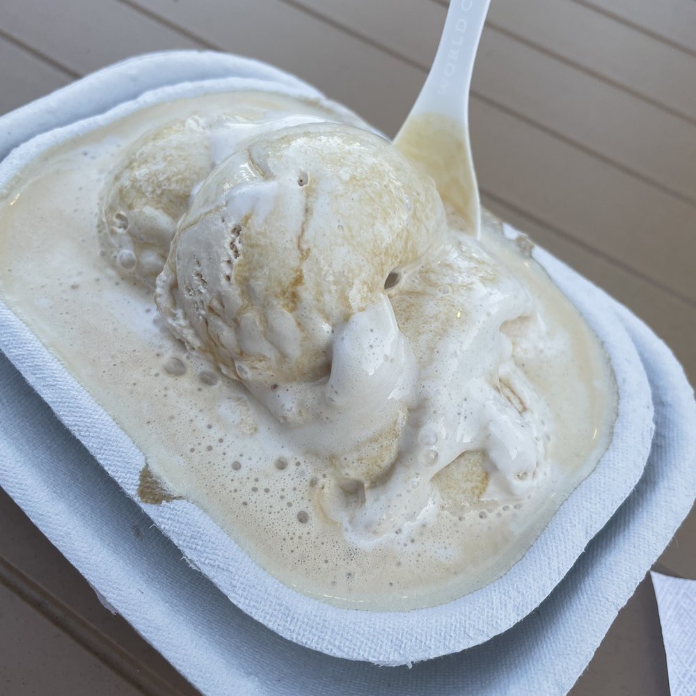 Mayday Ice Cream - Affogato with salted caramel ice cream - Ice Cream & Frozen Yogurt Near Me - Jacksonville, Florida Mayday Ice Cream - Affogato with salted caramel ice cream - Ice Cream & Frozen Yogurt Near Me - Jacksonville, Florida