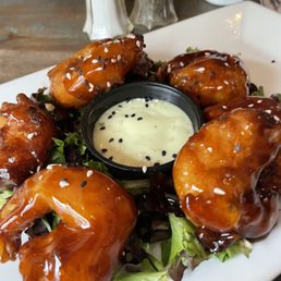 Bourbon Shrimp Tempura