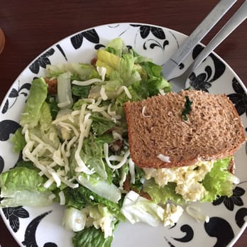 W D Deli - Egg salad and Caesar combo! Caesar is nice and light, bread is soft and fresh. 10/10, especially for the price - Delis Near Me - San Antonio, Texas
