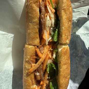 Dinosaurs Sandwiches - Pork Tocino Banh Mi - Vietnamese Near Me - Union City, California Dinosaurs Sandwiches - Pork Tocino Banh Mi - Vietnamese Near Me - Union City, California