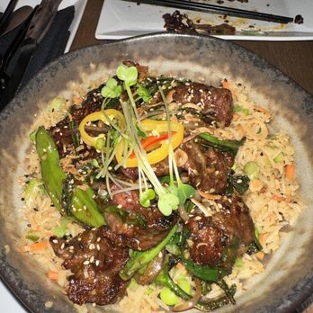 Bao Brewhouse - Mongolian Steak with Garlic Fried Rice - Dim Sum Near Me - Denver, Colorado