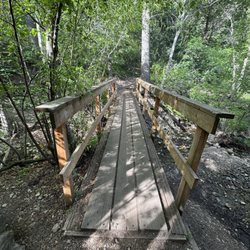 One of 2 small bridges.