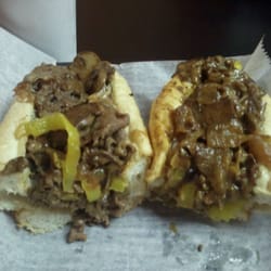 Classic cheesesteak with provolone, grilled onions, mushrooms, and banana peppers. Heavenly!